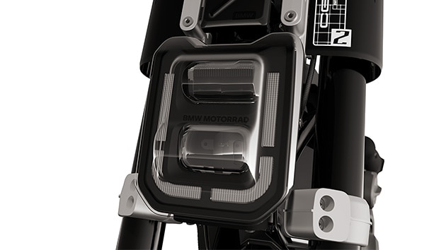 L'éclairage LED de l'eParkourer BMW CE 02 de BMW Motorrad