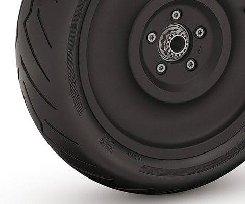 La roue à disque du CE 04 de BMW Motorrad