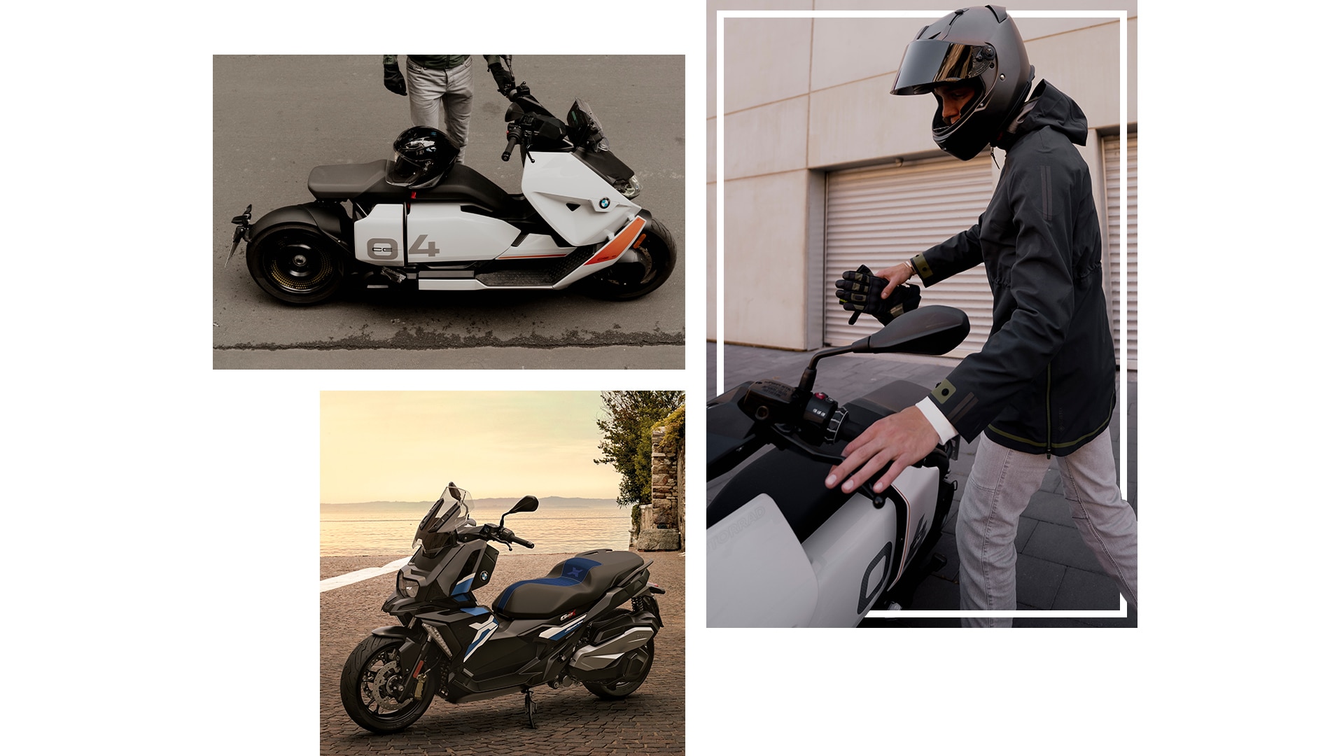 Aperçu des modèles de scooters, roolers et eParkourers de BMW Motorrad.