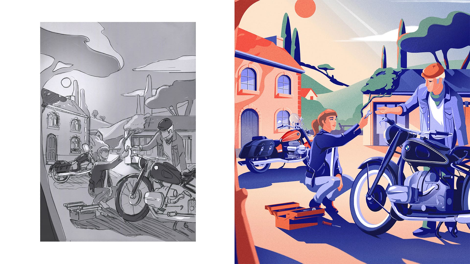 BMW R5 and BMW R 18 - 100 Years